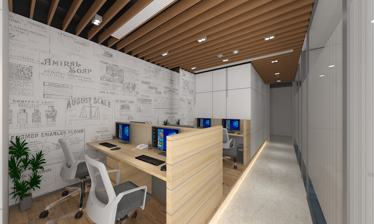 Bright Logistics Office Interior Project | Trance Interiors Image